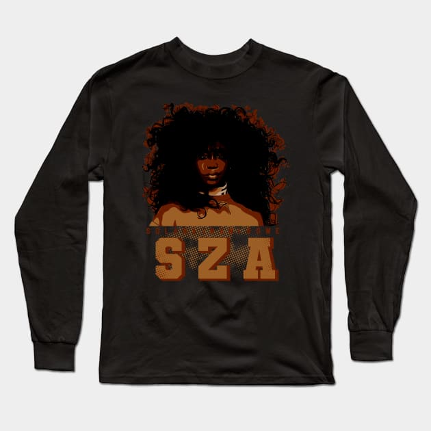 SZA Long Sleeve T-Shirt by Degiab